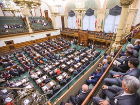 Ontario Lt.-Gov. David Onley gives the throne speech at Queen's Park on July 3, 2014. (Ernest Doroszuk/Toronto Sun)