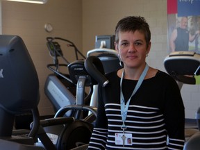 YMCA St. Thomas-Elgin manager of health and wellness Michelle Vandenhoff stands beside new, state-of-the-art equipment recently installed at the facility.
DON BIGGS/QMI AGENCY