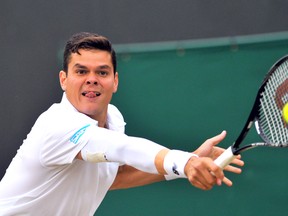 Milos Raonic cannot depend simply on his powerful serve if he hopes to defeat Swiss star Roger Federer in one of the men’s semifinals at Wimbledon on Friday. (AFP)