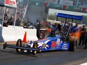 Bruce Litton launches his top-fuel dragster at the 2010 Rocky Mountain Nationals at Castrol Raceway. (Edmonton Sun file)