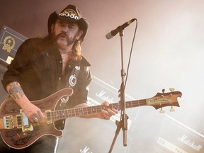 Ian Fraser "Lemmy" Kilmister, lead singer of British rock band Motorhead, performs during the 24th Wacken Open Air Festival in  Wacken, August 2, 2013. More than 75,000 heavy metal fans visited the largest heavy metal festival in the world. REUTERS/Fabian Bimmer