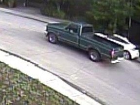 Police looking for a late 80s or early 90s, Ford 150, green in colour and appears to be kept in very good condition.