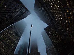 Buildings are seen in the financial district in Toronto.

REUTERS/Mark Blinch
