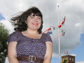Whig-Standard summer intern Chloe Sobel, an American citizen, compares Canada Day to the Fourth of July. (Julia McKay/The Whig-Standard)
