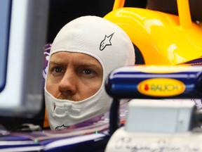 F1 driver Sebastian Vettel is far off the numbers he posted in 2012 and 2013 when he won 18 times and had 26 podium finishes in 29 starts. (Paul Hackett/Reuters)