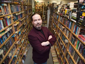 Paul Catto is closing his Westmount-area used book shop, Basically Books, after 36 years in business. (DEREK RUTTAN, The London Free Press)