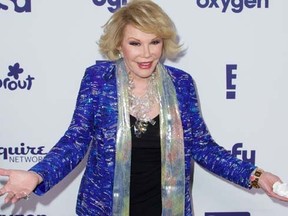 Joan Rivers in New York, 15 May 2014. (Alberto Reyes/WENN.com, file)