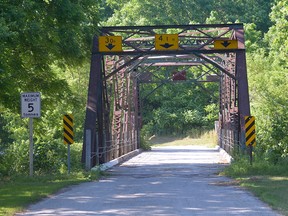 Edison Drive Bridge, Vienna, Ont. CHRIS ABBOTT/TILLSONBURG NEWS