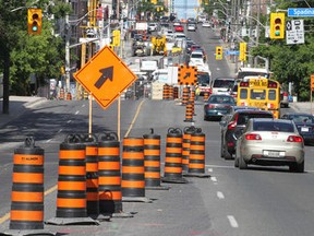 A view of Eglinton Ave. (STAN BEHAL, Toronto Sun)