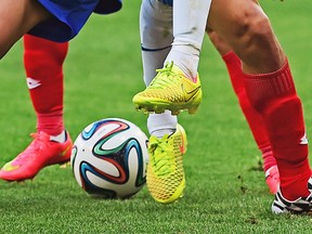 A Russian orthodox priest thinks that World Cup players were promoting gay pride by wearing different coloured cleats. (AFP)
