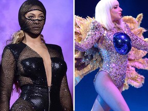 Duelling divas? Beyonce, left, and Lady Gaga. (Supplied photos)