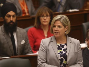 NDP Leader Andrea Horwath in the Ontario legislature Monday July 7, 2014. (Jack Boland/Toronto Sun)