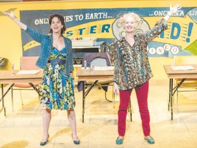 Laura Caswell and Lisa Horner star in Bingo Ladies, a new musical by Grant Tilly on at Port Stanley Festival Theatre. (Photo by MG)