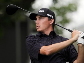 Joel Dahmen tees off during the Players Cup Pro-Am in Winnipeg, Man. Tuesday July 08, 2014.
Brian Donogh/Winnipeg Sun/QMI Agency