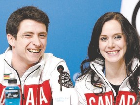 Scott Moir and Tessa Virtue have not yet formally retired, but announced earlier this year they will not compete in the  International Skating Union?s Grand Prix Circuit. (AFP)