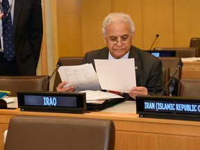 Iraq’s U.N. Ambassador Mohamed Ali Alhakim (seen here) told U.N. Secretary-General Ban Ki-moon in a July 8 letter that nearly 40 kg  of uranium compounds were kept at a university in Mosul for scientific use. (Wikimedia Commons/The Official CTBTO Photostream/HO)
