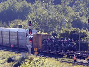 No injuries were reported in the derailment. CN Rail crews are currently working to determine whether there is any potential for damage, said OPP constable Sandra Barr.