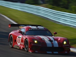 Kuno Wittmer drives his No. 93 Dodge Viper SRT GTS-R two weeks ago in Watkins Glen, N.Y., where his team landed two spots on the podium. 
(SCOTT R. LePAGE/Photo)