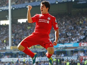Liverpool's Luis Suarez.

REUTERS/Phil Noble/Files