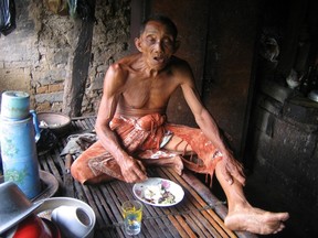 One of the joys of travel, getting to meet new people and experience how they live. I met this kind old man at his home on the island of Bali. (SUPPLIED)