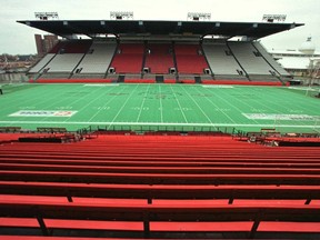 Ottawa's Frank Clair Stadium stands empty on November 6, 1996. OTTAWA SUN FILES