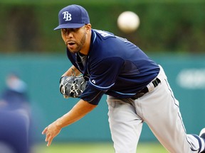 Rays starter David Price is set to return to the mound on Sunday to face the Blue Jays. (REUTERS)