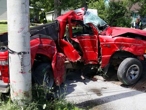 crash truck ford ranger wallbridge crescent belleville academ...