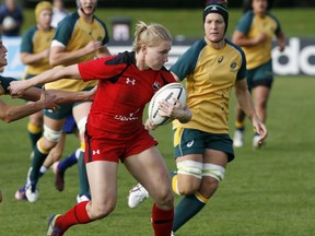 Winnipegger Mandy Marchak is heading off to her third World Cup of rugby. (HANDOUT)