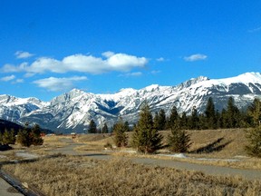 A bike/walking path is pictured in Alberta’s Jasper National Park in this file photo. (Steve Serviss/QMI Agency)