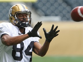 Romby Bryant will start at WR for the Bombers for the first time in five years on Thursday night against Edmonton.