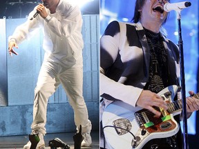 Drake and Win Butler of Arcade Fire (QMI file photos)