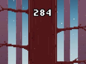 "Timberman." (SCREENSHOT)