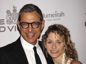 Jeff Goldblum and Emilie Livingston (WENN.COM)