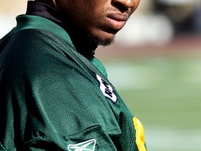 Brandon Lang seen here when he played for the Edmonton Eskimos. He is now an Ottawa RedBlack.
QMI File photo