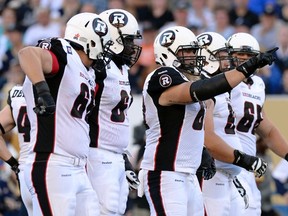 Ottawa Redblacks Jon Gott is, both literally and figuratively, the anchor of the Ottawa O-line. This veteran centre is a former CFL all-star whom the RedBlacks traded their No. 1 pick in the CFL draft to acquire from Calgary. REUTERS/Fred Greenslade