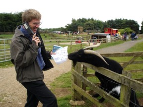 At the Cotswold Farm Park, visitors meet endangered breeds of native British animals and partake in farm demonstrations and tractor rides. (photo: Rick Steves)
