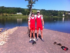 Kingston rowers Andrew Pilon and Joe Casson helped the Canadian rowing team win the CanAmMex Regatta in Antigonish, N.S., last week.