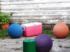 A source told the Sun they noticed the balls in the back yard of a Lipton Avenue home. Police did not provide any further details other than to say they’ve been recovered.