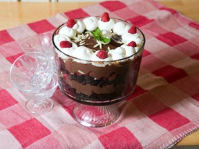 Chocolate Raspberry Trifle. (Derek Ruttan/QMI Agency)