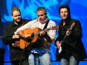 Don Rigsby, Kenny Smith and Ronnie Bowman, all early members of the award-winning bluegrass group Lonesome River Band, have reunited under the name Rambling Rooks and will head to Stony Plain in August to play the Blueberry Bluegrass and Country Music Festival. - Photo Supplied