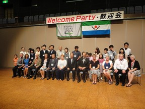 The Stony Plain delegation to Shikaoi, Japan. - Photo Supplied