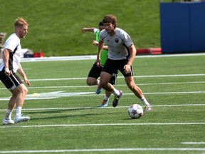 OTTAWA — July 18, 2014 — Ottawa Fury FC Tommy Heinemann trains at TD Place Friday. (Chris Hofley/Ottawa Sun)​