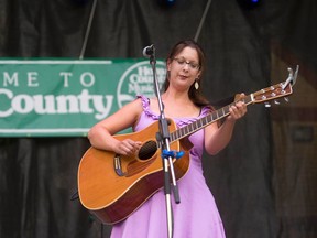 Allison Brown performs on the main stage at the Home County Music and Art Festival in Victoria Park in London, Ontario on Friday July 18, 2014.
CRAIG GLOVER The London Free Press / QMI AGENCY
