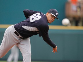 Dellin Betances could inherit the closing job for the Yankees in 2015 if David Robertson, a pending UFA, is not re-signed. (Reuters)