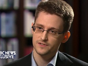 Edward Snowden. 

 REUTERS/NBC News/Handout via Reuters
