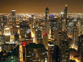 A general view of the city skyline in Chicago, March 23, 2014.  REUTERS/Jim Young