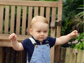 Photo of Prince George released by Clarence House ahead of the toddler's first birthday.