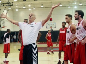 Coach Jay Triano and the Canadian national basketball team will be practising at the ACC before heading to Europe next week. (QMI AGENCY files)