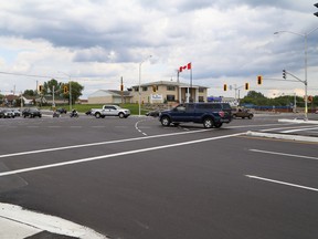 JOHN LAPPA/THE SUDBURY STAR
Intersection of Lasalle Boulevard and Notre Dame Avenue.