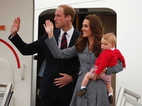 Prince William, Duchess Kate and Prince George. (Reuters)
